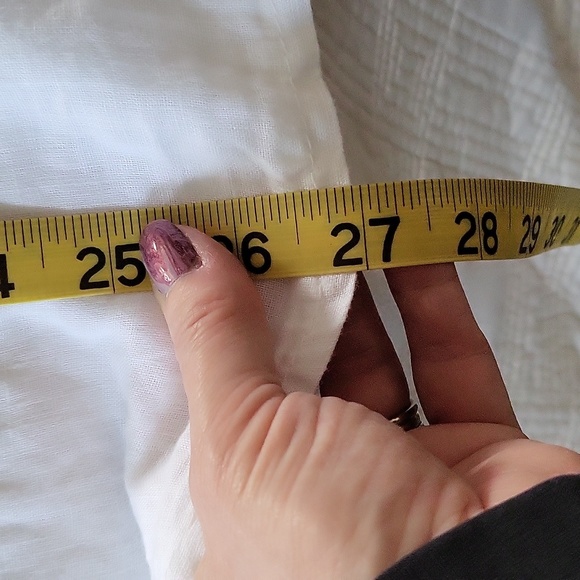 LUNGO L'ARNO | White Linen Sleeveless Top Sz S - Picture 9 of 9